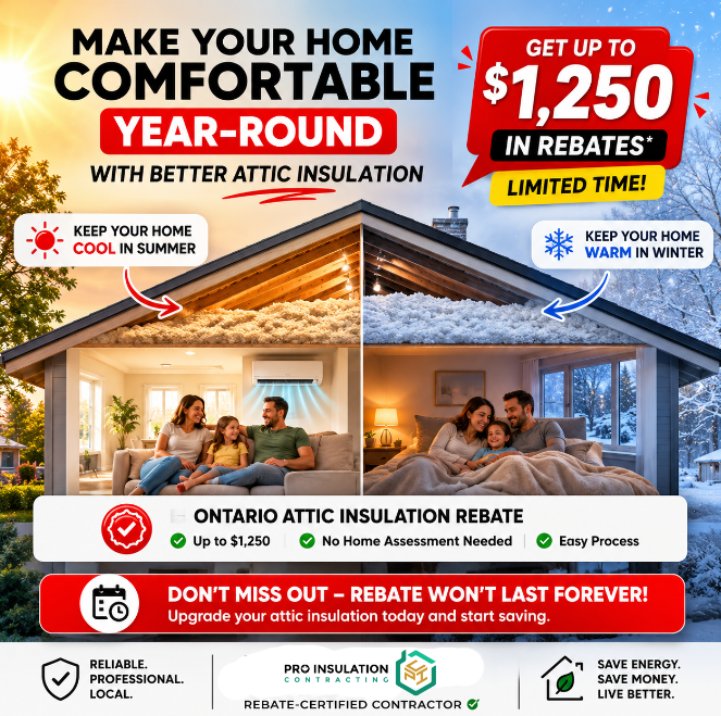 Attic Insulation Rebate: Get Up to $1,250 Before the November 30, 2026 Deadline